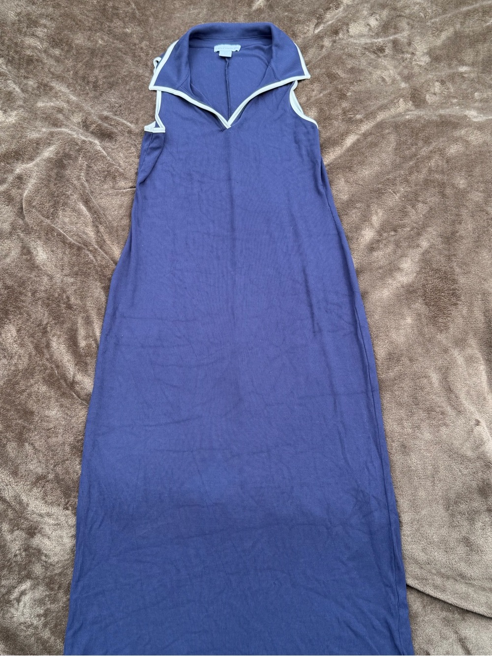 House of Harlow 1960 Ribbed blue dress